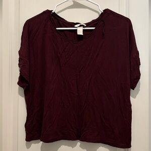 Maroon Tee